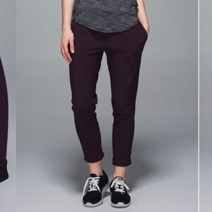 Lululemon Jet Crop *Slim Trouser Cropped Pants Drawstring Waist.